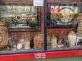 Pub window Newcastle County Down Northern Ireland Royalty Free Stock Photo