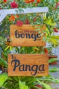 Pub Wooden Signpost, Galapagos, Ecuador