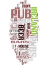 Pub word collage