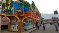 This public amusement park in Speyer, has many outdoor attractions. For people, all genders, all ages. Speyer, Germany.