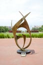 Public art on State Capitol Grounds Royalty Free Stock Photo