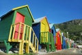 Public bathrooms of Saint James beach in Muizenberg