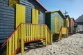 Public bathrooms of Sant James beach