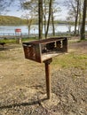 Public BBQ Grill in Harriman State Park, New York, USA Royalty Free Stock Photo