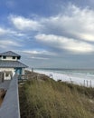 Public beach access in Miramar Beach, Florida Royalty Free Stock Photo
