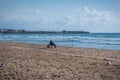 Public beach in Beirut, Lebanon Royalty Free Stock Photo