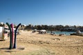 Birdzebbugia, Malta, August 2019. Large sandy beach in the city center.