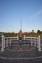 A Public Bench situated at the Harbours edge, at Broughty Castle, at the head of the Tay Estuary.