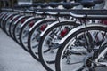 Public bicycles Royalty Free Stock Photo