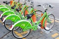 Public bike system in China Royalty Free Stock Photo