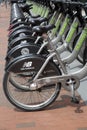 Public bikes at MIT university campus