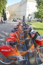 Public bikes in Vilnius, Lithuania