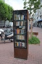 Public bookcase in Frankfurt