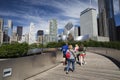 Public BP walkway in Millenium park Chicaco