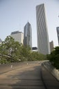 Public BP walkway in Millenium park, Chicago, Il, USA