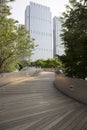 Public BP walkway in Millenium park, Chicago, Il, USA