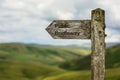 Public bridleway sign Royalty Free Stock Photo