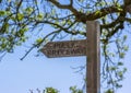 Public Bridleway Directional Arrow Sign