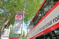Public bus stop London UK Royalty Free Stock Photo