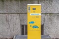 Public charging point of electric vehicles with E.ON