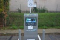 Public charging station for electric cars in Saint Christol, France