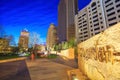 Public Citygarden in downtown st. louis Royalty Free Stock Photo