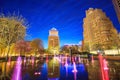 Public Citygarden in downtown st. louis Royalty Free Stock Photo