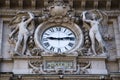 Public clock at railway station