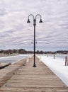 Public dock in Clayton Royalty Free Stock Photo