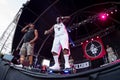 Public Enemy hip hop group in concert at FIB Festival Royalty Free Stock Photo