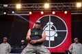 Public Enemy hip hop group in concert at FIB Festival Royalty Free Stock Photo