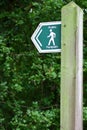 Public Footpath Sign Royalty Free Stock Photo
