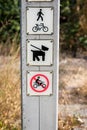 Public Footpath Signage Royalty Free Stock Photo