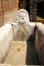 Public fountain. Herculaneum. Naples. Italy Royalty Free Stock Photo