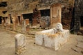 Public fountain. Herculaneum. Naples. Italy Royalty Free Stock Photo