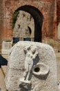 Public fountain. Herculaneum. Naples. Italy