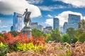 Public Garden in Boston, Massachusetts Royalty Free Stock Photo