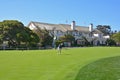 The public golf course of Pebble Beach, Royalty Free Stock Photo