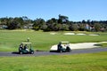 The public golf course of Pebble Beach, Royalty Free Stock Photo