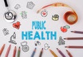 Public Health concept. Healty lifestyle background Royalty Free Stock Photo