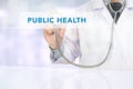 PUBLIC HEALTH CONCEPT Royalty Free Stock Photo