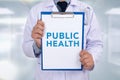 PUBLIC HEALTH CONCEPT Royalty Free Stock Photo