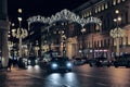 Public holiday in Northern city Saint Petersburg