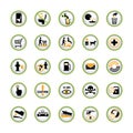 Public Info Pictogram Buttons