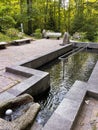 Public Kneipp pool at the foot of the local mountain Merkur in Baden-Baden