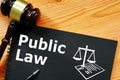 Public Law is shown using the text Royalty Free Stock Photo