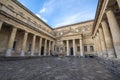 Public library and Principal facade of Convitto Palmieri in Lecce, Italy