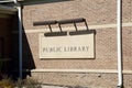 Public Library Sign Royalty Free Stock Photo