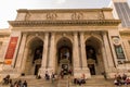 Public library on the 5th avenue, Bryant Park, Manhattan, New Y Royalty Free Stock Photo