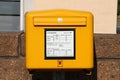 Public mailbox of Deutsche Post Royalty Free Stock Photo